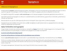 Tablet Screenshot of oppsigelse.no